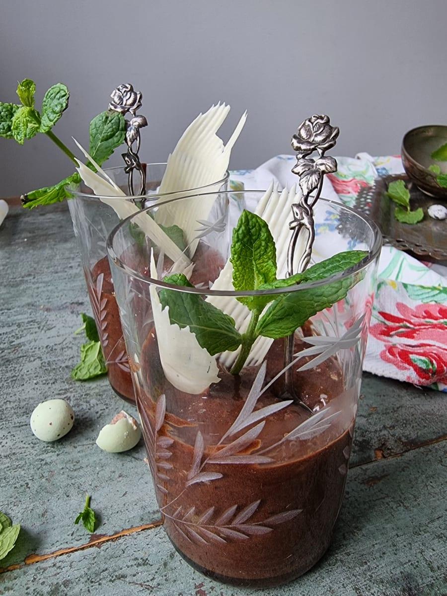 Chokladmousse med olivolja