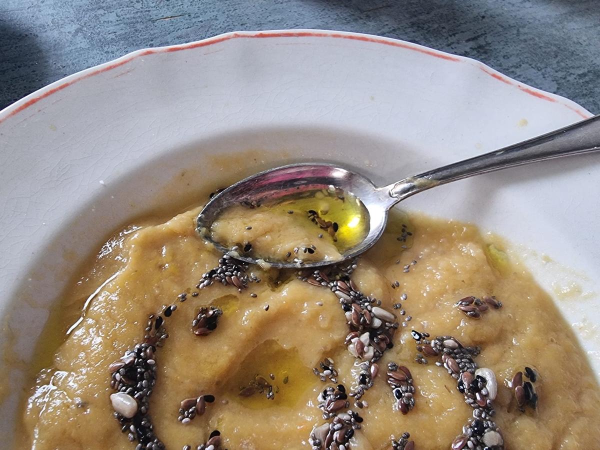 Puréad grönsakssoppa