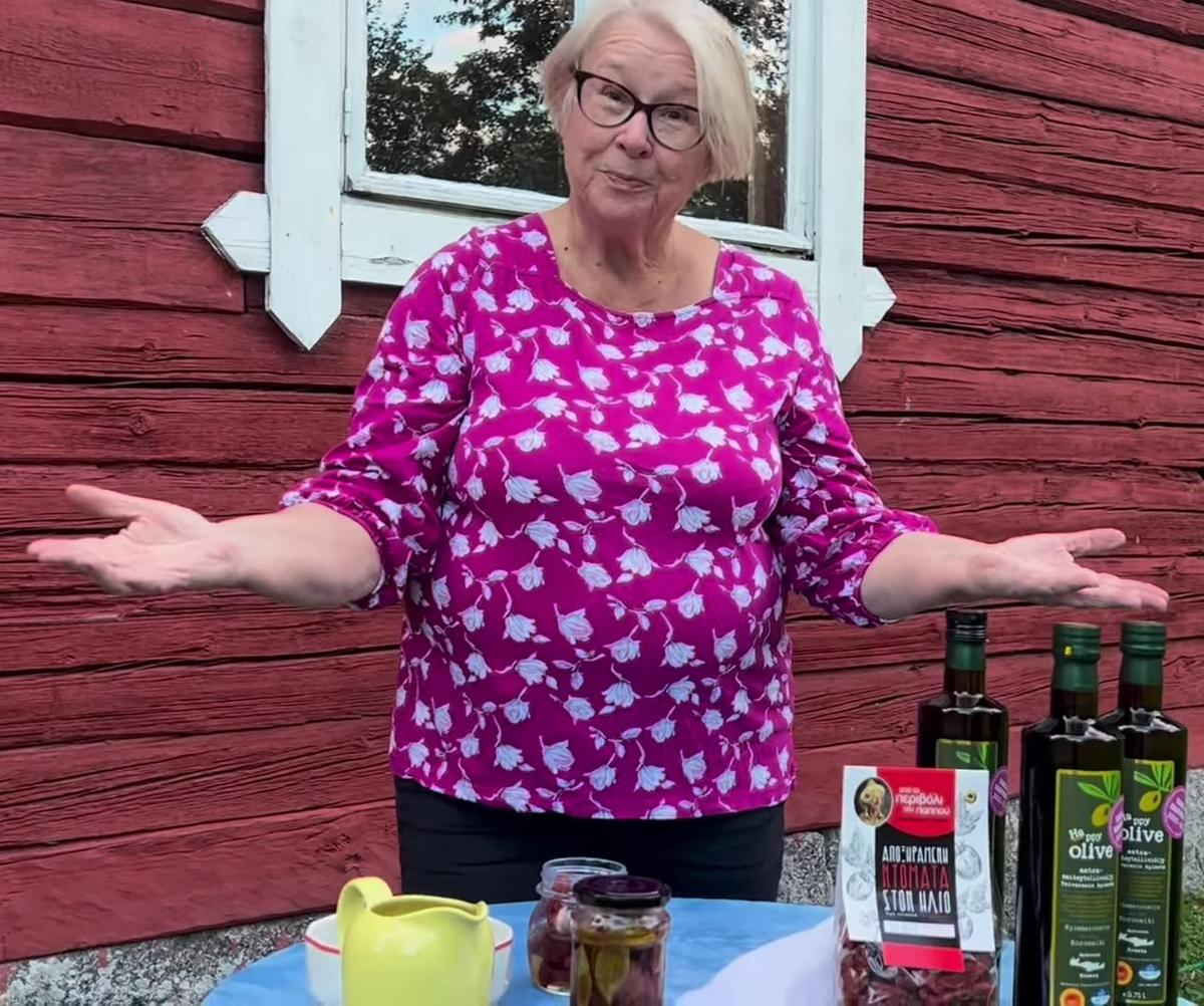 Utsökt sidorätt med soltorkade tomater