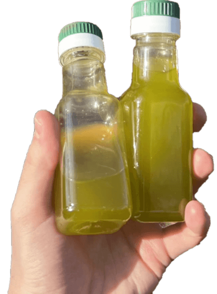 Grön nektar av den nya skörden