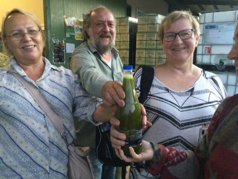 Färsk, nytappad olja